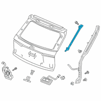 OEM 2020 Honda Passport MOTOR SET, POWER TAILGATE Diagram - 74961-TGS-305