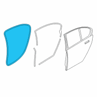 OEM 2014 BMW ActiveHybrid 7 Door Weatherstrip, Rear Diagram - 51-76-7-179-104