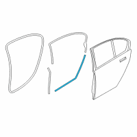 OEM 2015 BMW 740Ld xDrive Seal, Door Gap, Door, Rear Bottom Diagram - 51-35-7-179-125
