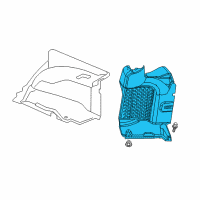 OEM 2015 Jeep Wrangler Panel-Quarter Inner Lower Diagram - 5XL57DX9AA