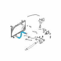 OEM 2003 Chrysler Sebring Hose-Radiator Diagram - MR355524