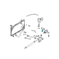 OEM 2002 Chrysler Sebring Gasket-Intake Manifold Diagram - MD165017