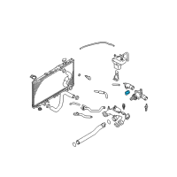 OEM 1998 Chrysler Cirrus Gasket-Intake Manifold Diagram - MD165017