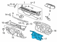 OEM 2020 Cadillac XT5 Insulator Diagram - 84866940