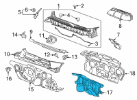 OEM 2022 GMC Acadia Insulator Diagram - 84640840