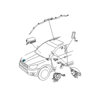 OEM 2015 Toyota Venza Front Sensor Diagram - 89173-09540