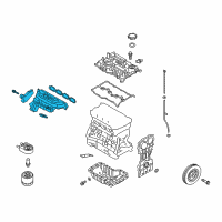 OEM Kia Stinger Manifold Assembly-Intake Diagram - 283102CTA1