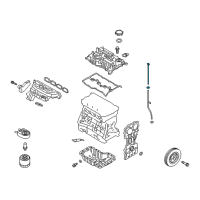 OEM 2020 Kia Stinger Oil Level Gauge Rod Assembly Diagram - 266112CTA0