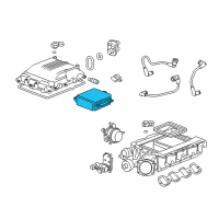 OEM 2014 Cadillac CTS Cooler Diagram - 12604853