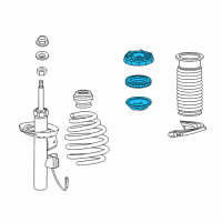 OEM 2016 Cadillac ELR Strut Mount Diagram - 23154038