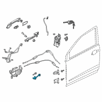 OEM 2017 Honda CR-V Checker, Front Door Diagram - 72340-TLA-A01