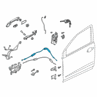 OEM 2020 Honda CR-V Cable, Front Door Lock Diagram - 72133-TLA-A01