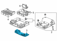 OEM 2022 Honda Civic LIGHT ASSY-, MAP Diagram - 34400-T20-A11