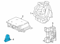 OEM 2022 Honda Civic SENSOR, SIDE IMPACT Diagram - 77970-TZR-S11