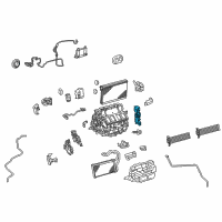 OEM 2018 Lexus LS500 Damper Servo Sub-Assembly Diagram - 87106-50730
