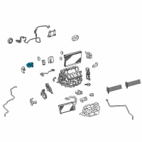 OEM 2018 Lexus LC500h Tube & Accessory Assembly Diagram - 88710-11010