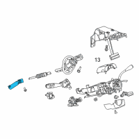 OEM 2015 Ram 1500 Shaft-Steering Column INTERMEDIAT Diagram - 55057335AC