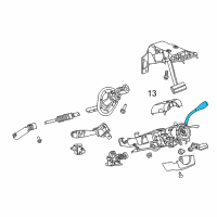 OEM 2013 Ram 1500 Lever-Gearshift Diagram - 5057509AD