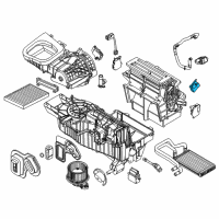 OEM Ford Flex Adjust Motor Diagram - AA5Z-19E616-A