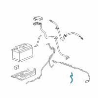 OEM 2012 GMC Sierra 3500 HD Ground Cable Diagram - 20776808