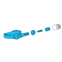 OEM Cadillac Sensor Diagram - 20964159