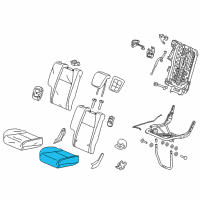 OEM 2020 Honda HR-V Pad, R. RR. Diagram - 82137-T7A-901