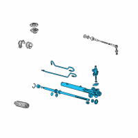 OEM 2006 Honda Odyssey Rack, Power Steering Diagram - 53601-SHJ-A03