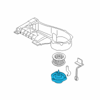 OEM 2000 Chevrolet Impala Blower Motor Diagram - 19210741