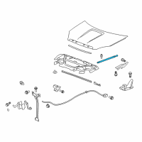 OEM 2016 GMC Acadia Support Strut Diagram - 22760422