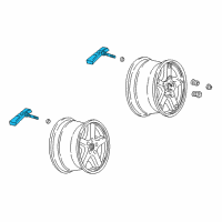 OEM 2002 Cadillac DeVille Pressure Sensor Diagram - 25773946