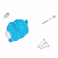 OEM 2002 Infiniti Q45 Reman Alternator Assembly Diagram - 2310M-AR00ARW