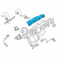 OEM BMW 428i Gran Coupe Heat Resistant Plate Diagram - 11-65-7-620-956