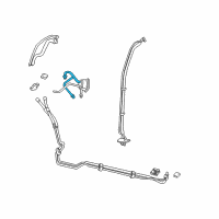 OEM 2000 Dodge Durango Line-A/C Liquid Diagram - 5010422AA