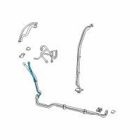 OEM 2001 Dodge Durango Line-A/C & Heater UNDERBODY Diagram - 55055927AG