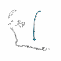 OEM 1999 Dodge Durango A/C Liquid Line Hoses Diagram - 5010451AB