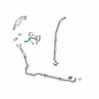 OEM 1999 Dodge Durango Line A/C Liquid Diagram - 5010426AA