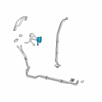 OEM 2000 Dodge Durango Line Air Conditioning SUCT Diagram - 5010425AA