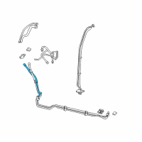 OEM 2000 Dodge Durango Line-A/C Suction Diagram - 5003182AE