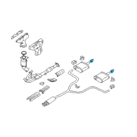 OEM 2005 Nissan Maxima DIFFUSER Assembly - Exhaust Diagram - 20080-4Y370