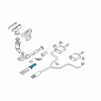 OEM 2002 Nissan Altima INSULATOR Heat Front Floor Diagram - 74754-8J000