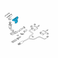 OEM 2003 Nissan Altima Cover-Exhaust Manifold Diagram - 16590-8J100