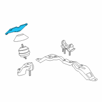 OEM 2006 Cadillac CTS Bracket Asm-Engine Mount Diagram - 25759589