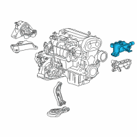 OEM 2018 Chevrolet Sonic Mount Diagram - 95133816