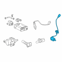 OEM 2018 Lexus GS350 Sensor, Oxygen Diagram - 89465-30B50