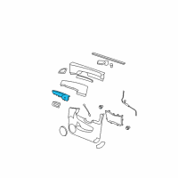 OEM Saturn Vue Window Switch Diagram - 20834236