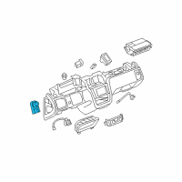 OEM 2007 Cadillac DTS Switch Asm-Headlamp *Ebony Diagram - 25820354