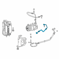 OEM BMW 230i xDrive PRESSURE HOSE ASSY COMPRESSO Diagram - 64-53-9-395-478