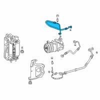 OEM 2022 BMW 230i SUCTION PIPE EVAPORATOR-COMP Diagram - 64-53-9-395-457