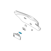 OEM 2015 Nissan Rogue Select Bulb Diagram - 26282-0V200