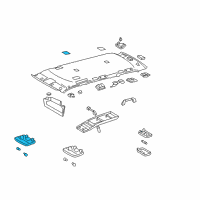 OEM Toyota Tundra Dome Lamp Diagram - 81240-0C060-B0